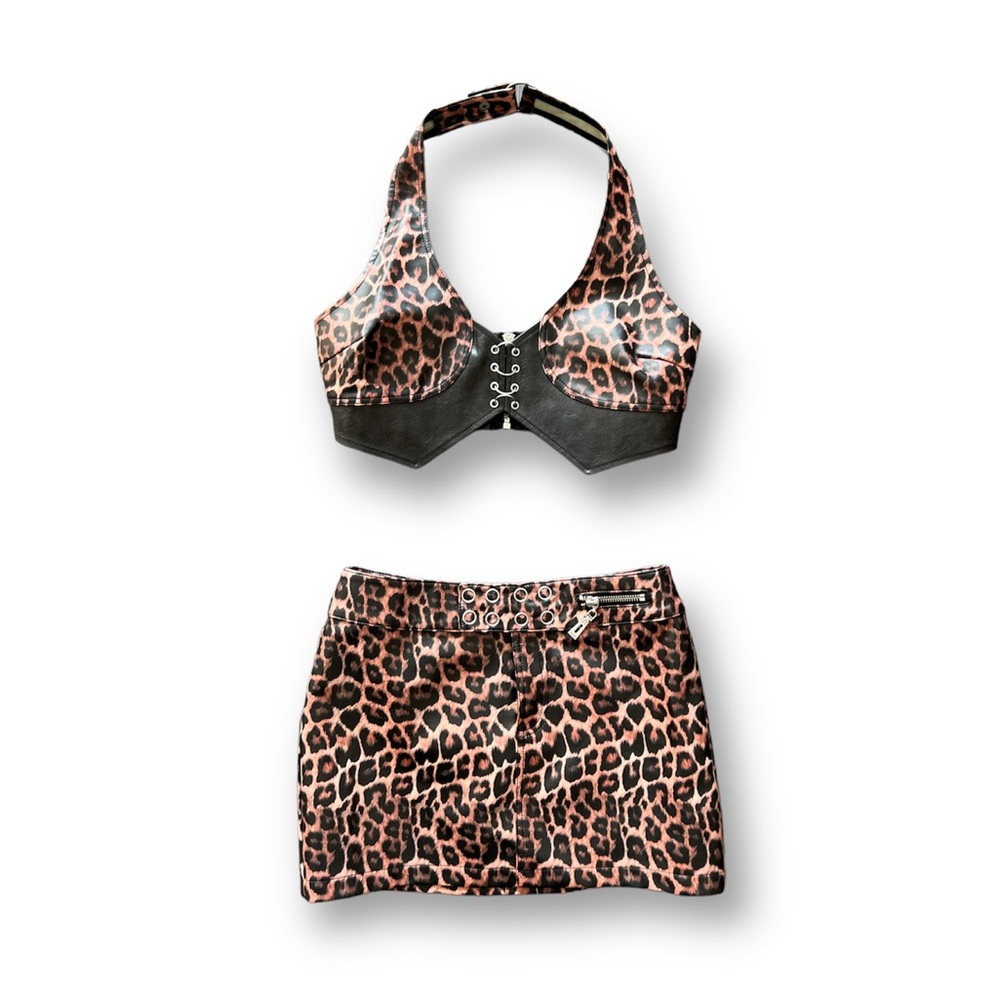 SOLD I.AM.GIA. Leopard Print Set